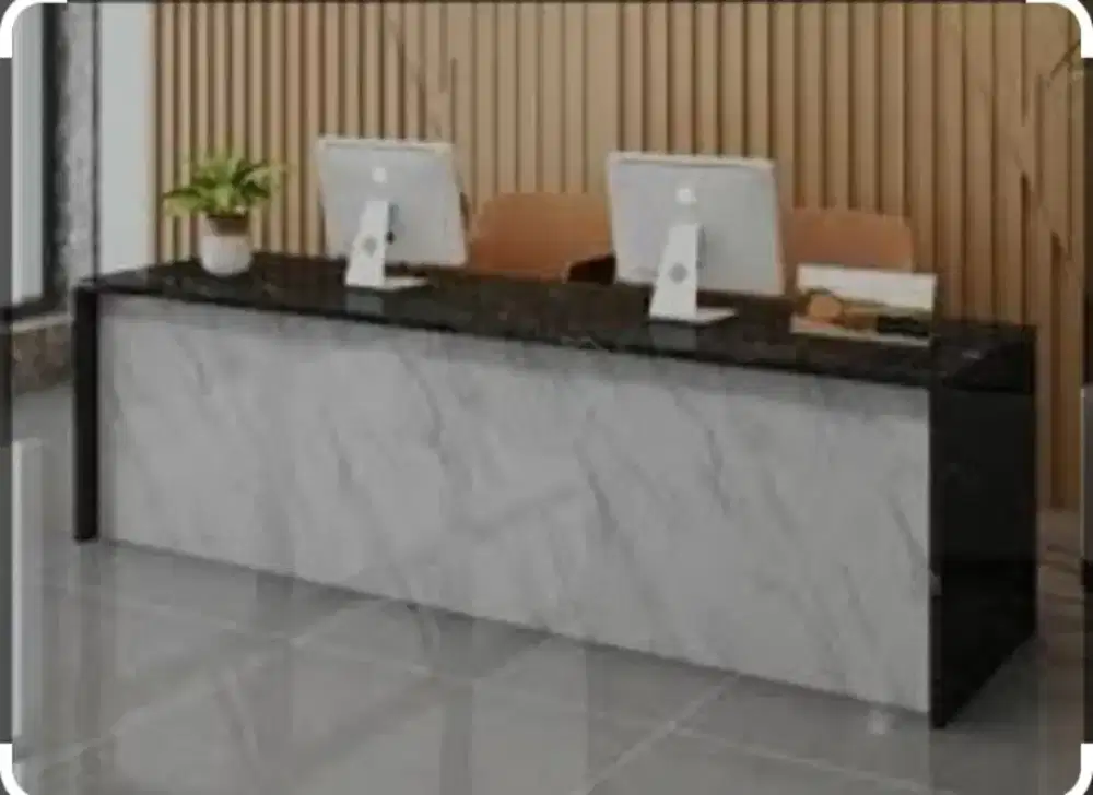 Meja ruang kecantikan kasir hpl