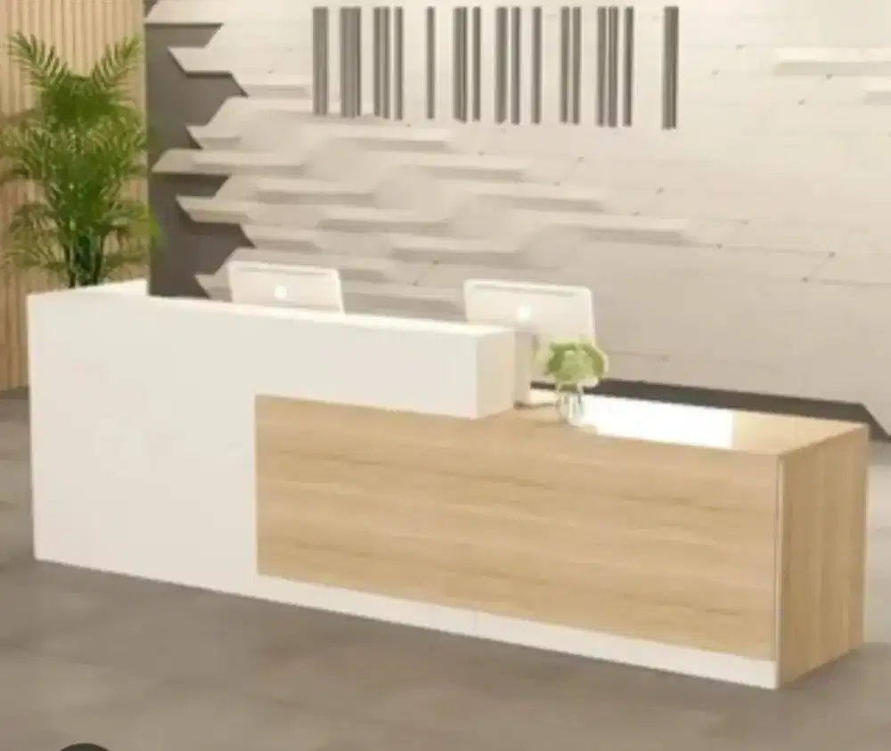 Meja ruang apotik kasir kekinian