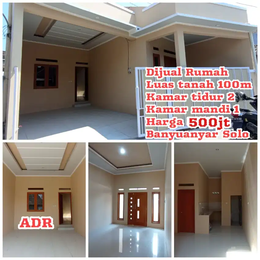 Dijual Rumah Banyuanyar Solo