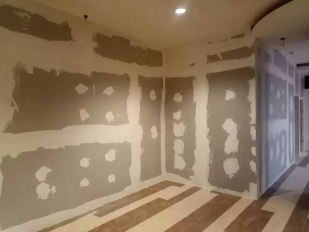 Partisi,plafon gypsum/grc dan atap bajaringan