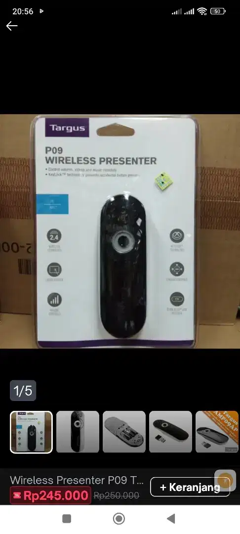 Targus P09 Wireless Presenter