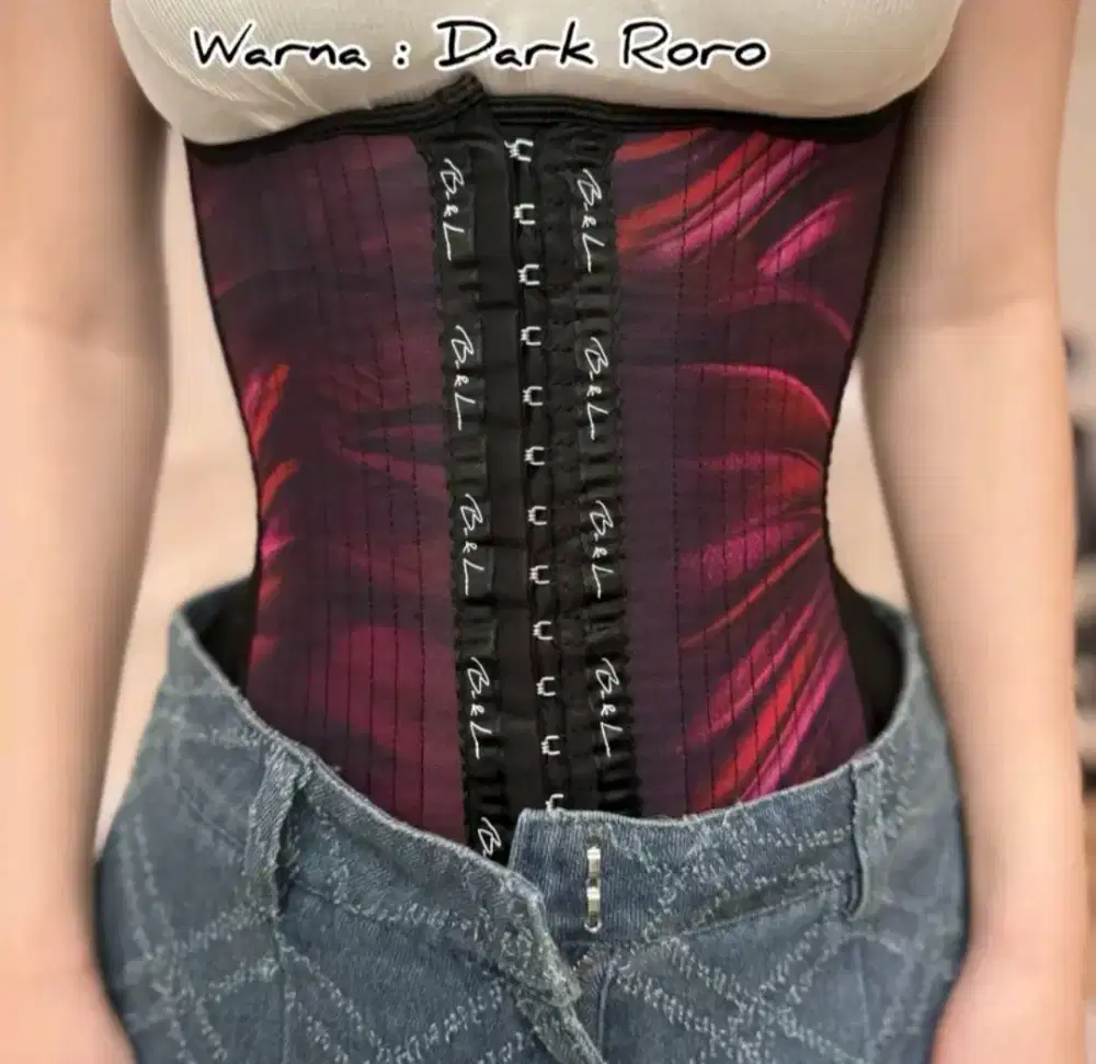 Korset Angel Wings Fabric Mesh / Dark Roro