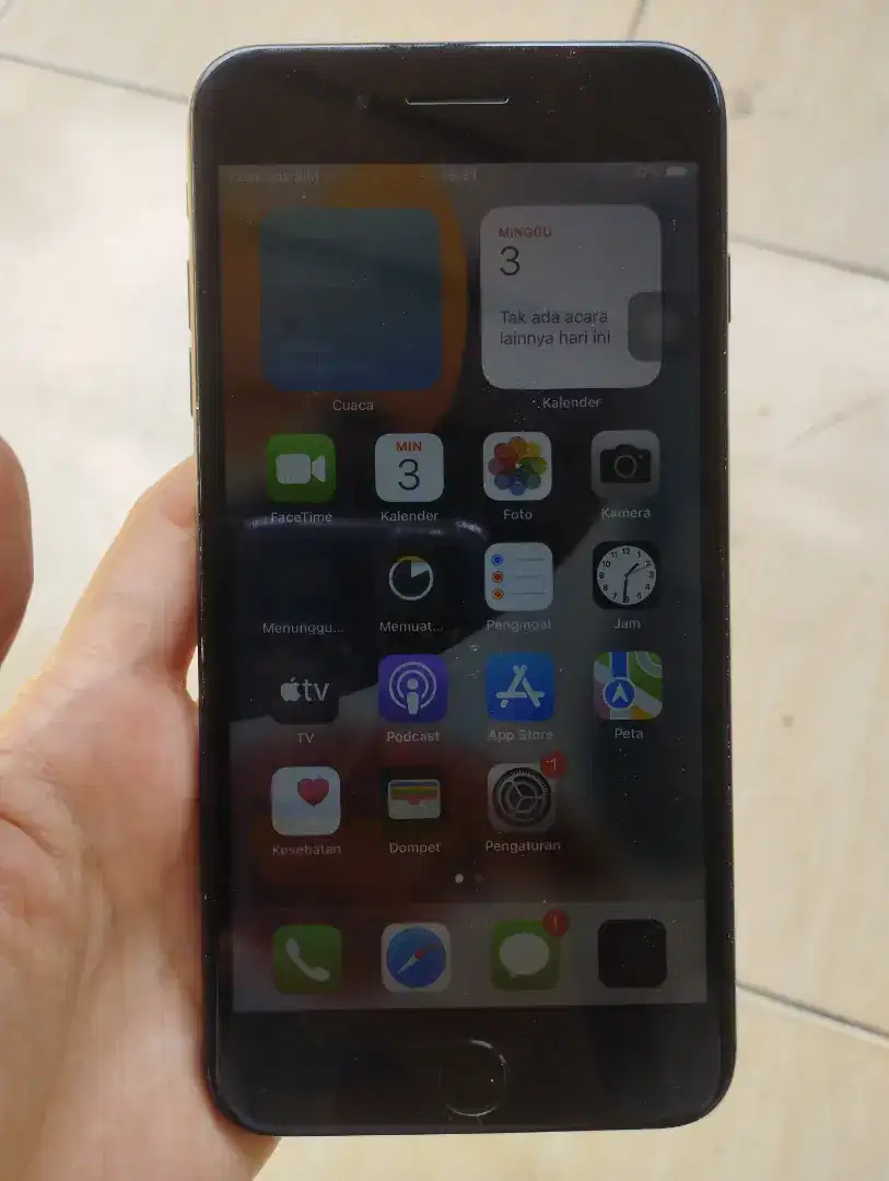 Iphone 7+/7 Plus 128GB Lengkap Fingerprint Sinyal Icloud Aman