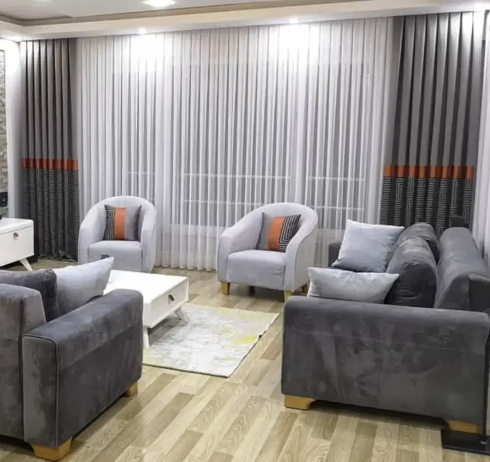 Jual tirai jendela gordyn hordeng gorden wallpaper dinding rollblind v