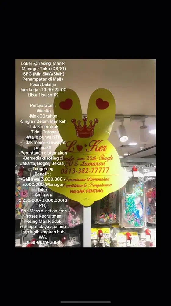 Loker Kesing Manik