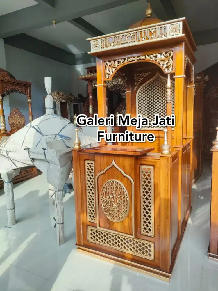 mimbar masjid kubah atap terbaru