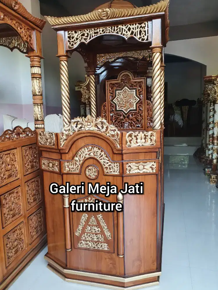 mimbar masjid kubah ready stock
