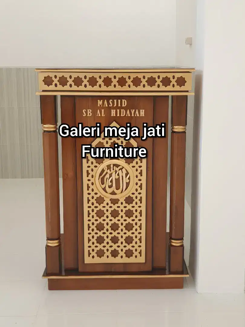 mimbar masjid khutbah minimalis
