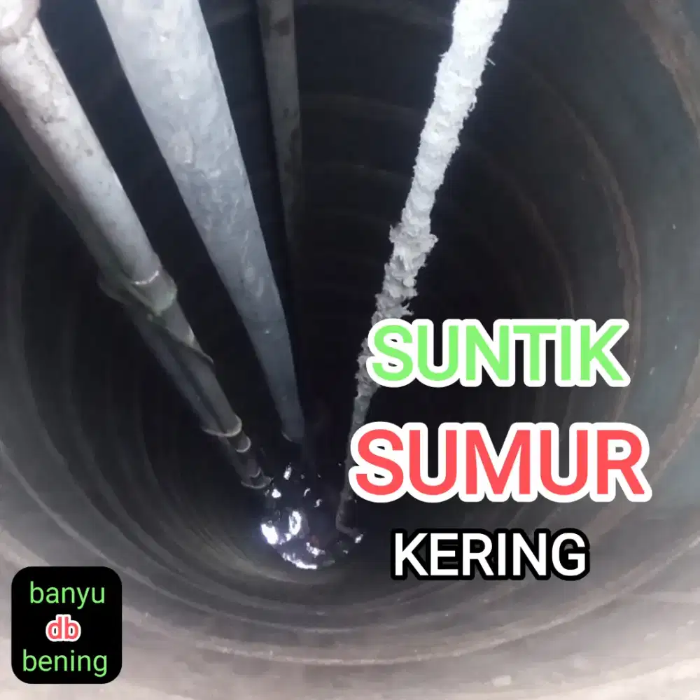 SUNTIK SUMUR KURAS TANDON SAL MAMPET SERVIS POMPA AIR