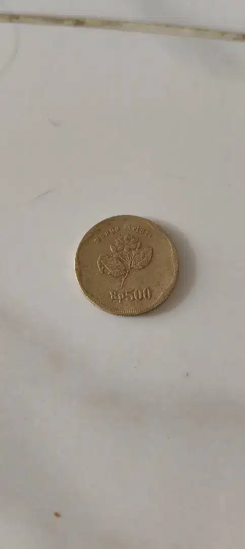 Uang kuno Rp.500 bunga melati