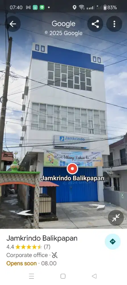 Ruko 3.5 lt disewakan daerah markoni,