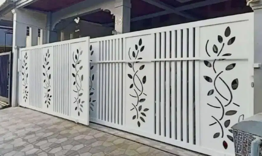 pagar plat cutting
