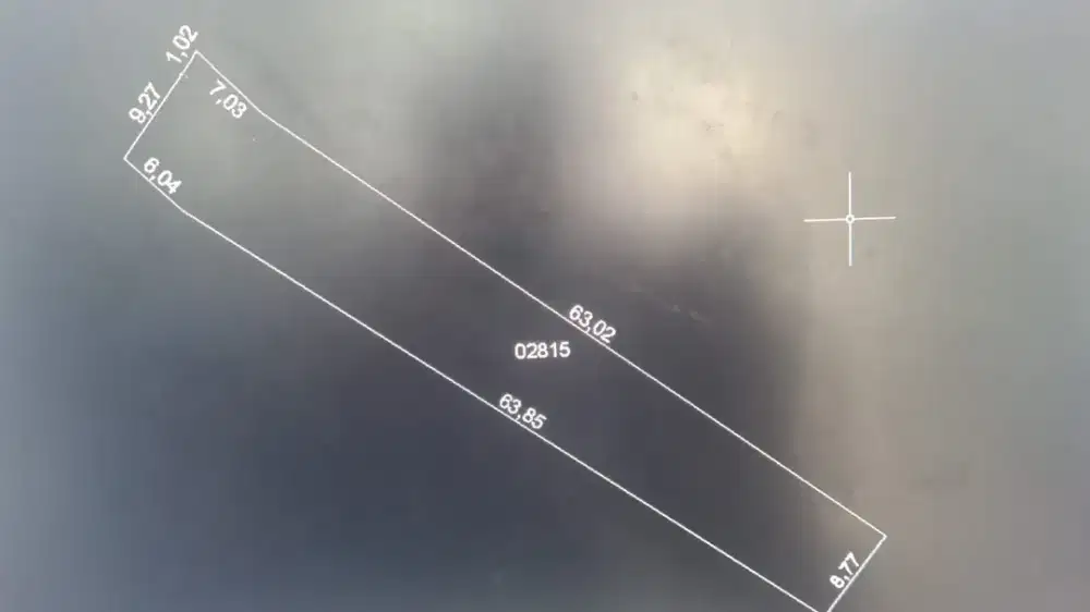 Dijual tanah luas 663m2