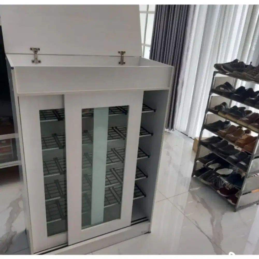 Rak sepatu lemari sepatu sliding