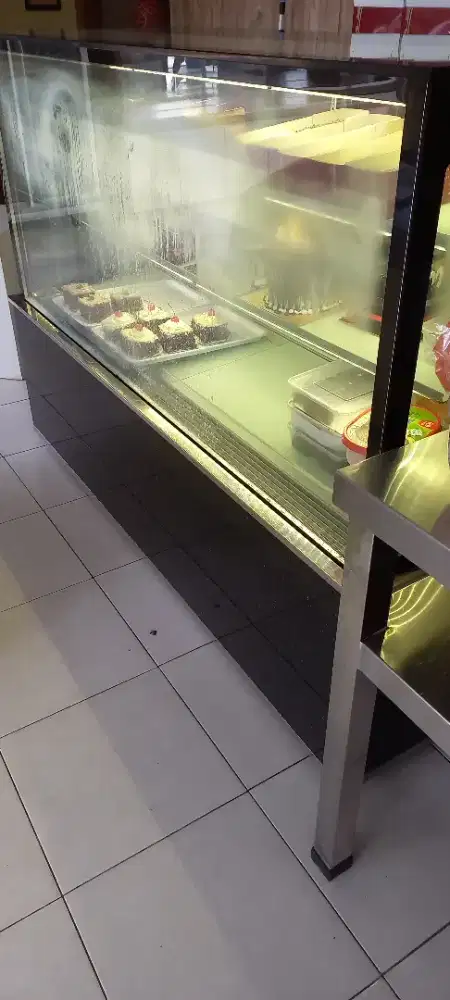 Cake showcase bakery