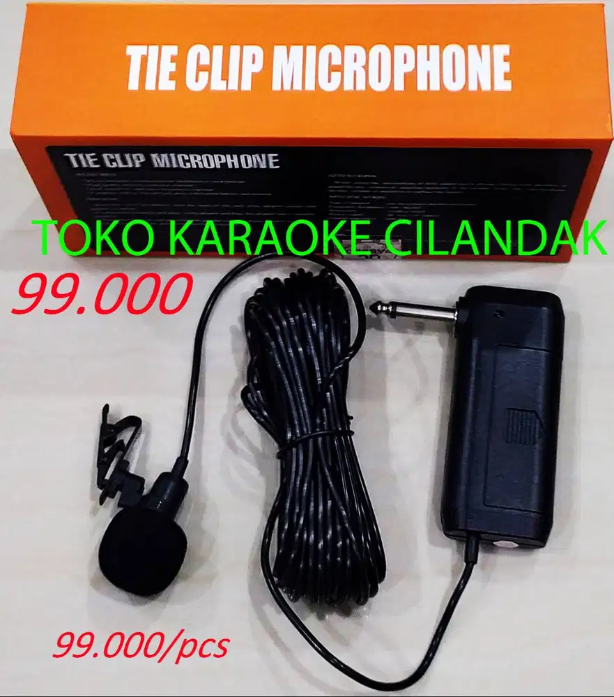 mic kabel clip on