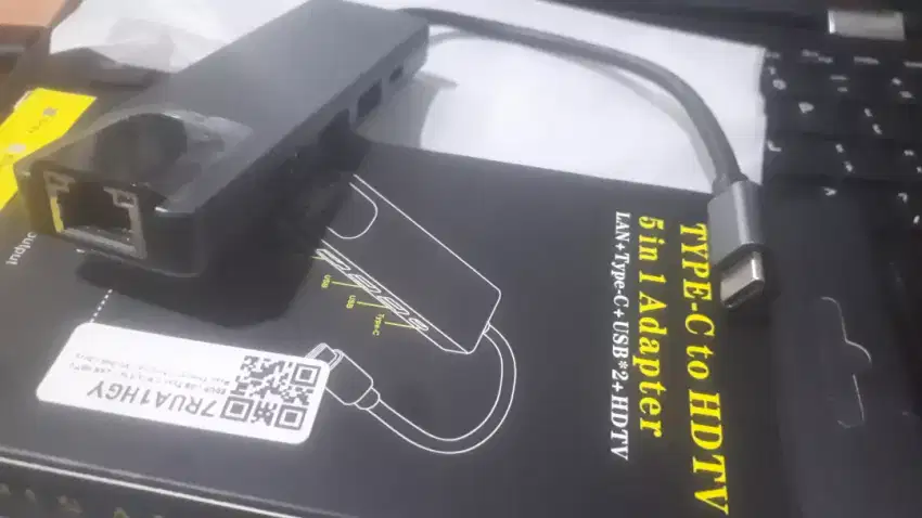 5in1 Type C to Hdmi usb 3 LAN