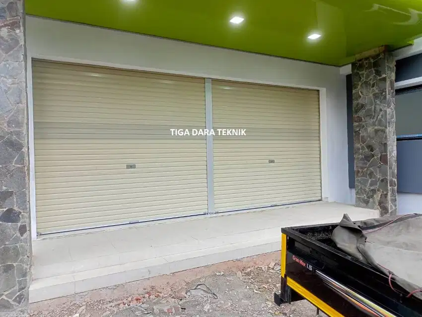 Pintu folding gate & rolling door gerbang pertokoan pasang servis ahli