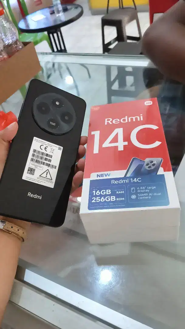 REDMI 14C RAM 8/256 BARU, GARANSI 1 TAHUN