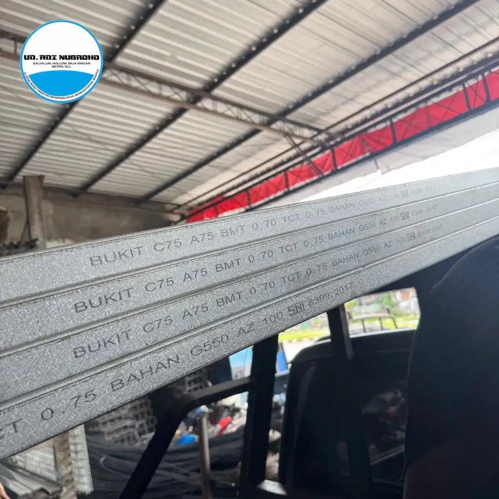 Baja ringan Kanal C75 tebal 0,75 full sni az100