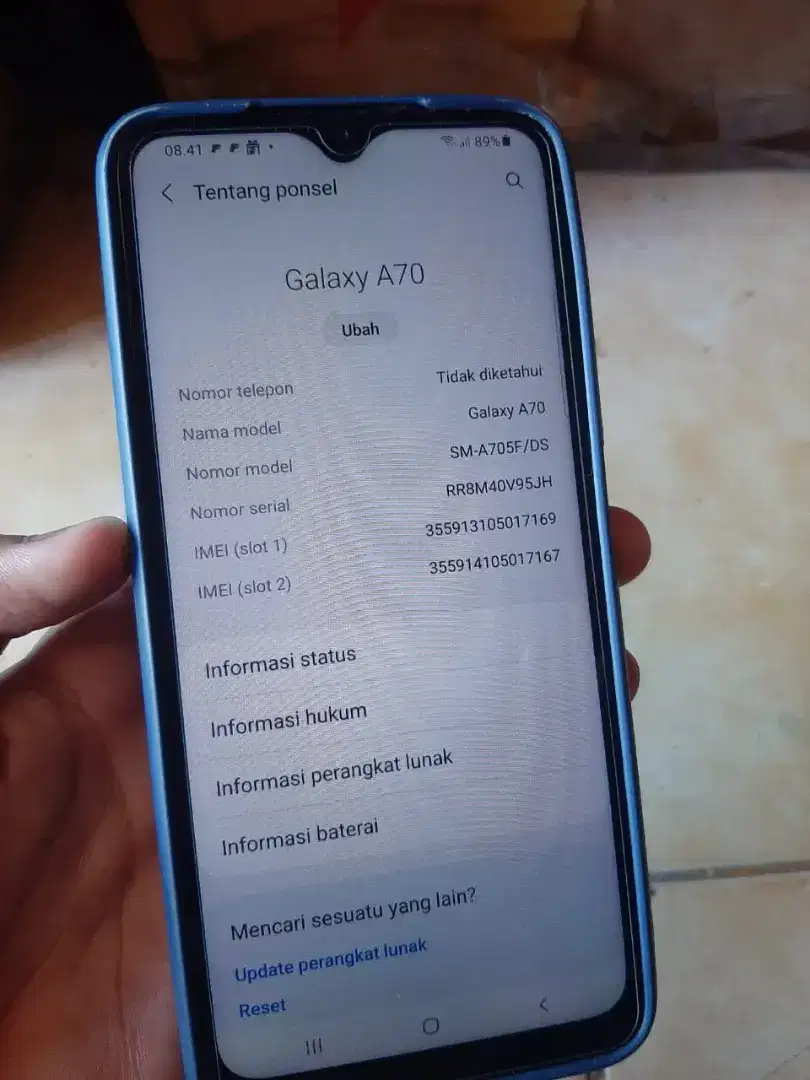 Samsung A70 ram 6