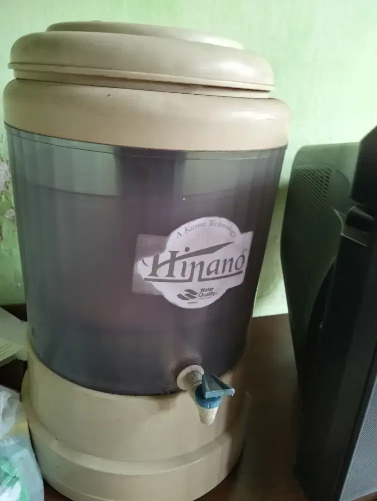 Saringan air. Air suling