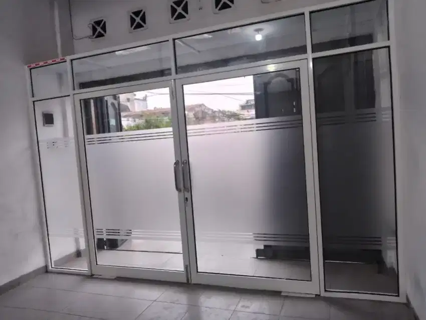 Pintu kaca sliding ruangan, kantor alumunium upvc