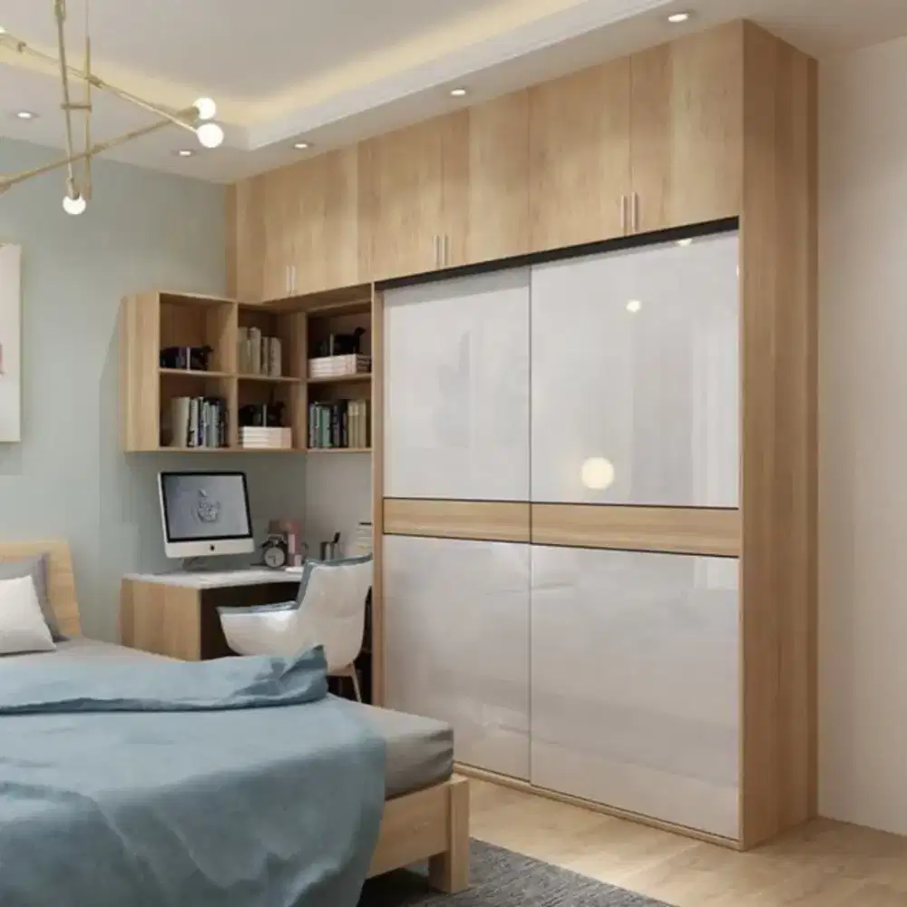 Lemari kantor, lemari pakaian , lemari & meja kerja , bisa custom