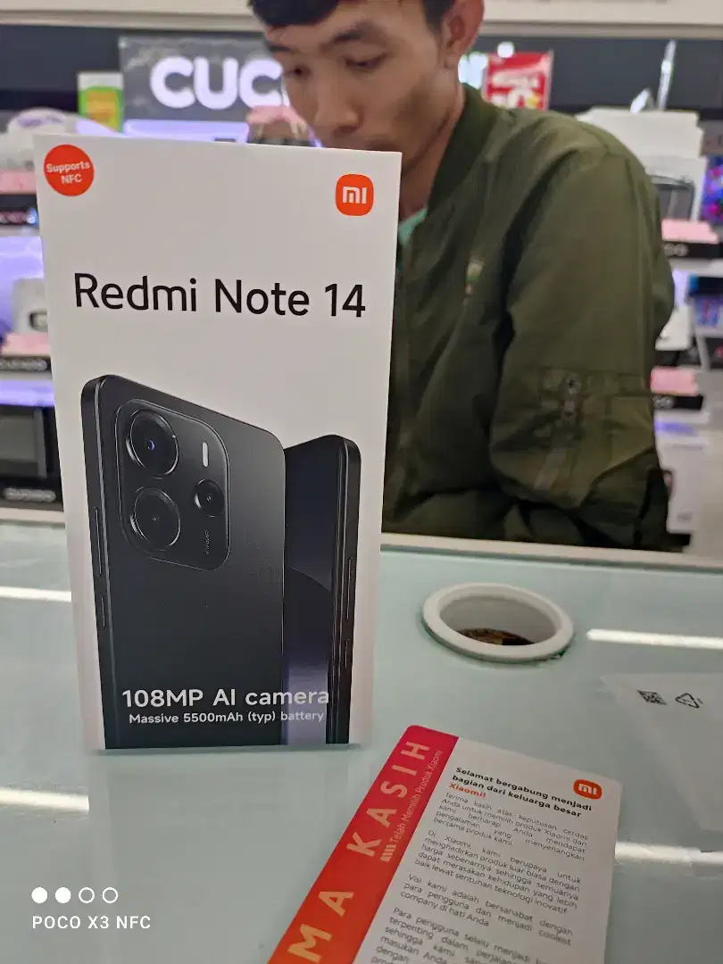 Xiaomi Redmi Note 14 8/128 GB Baru Bergaransi