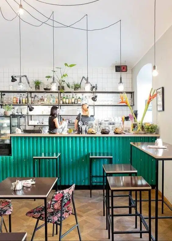 meja bar cafe custom