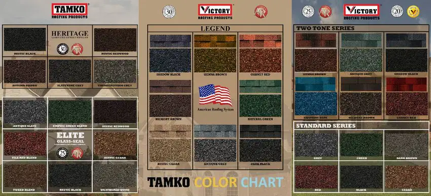 Atap Bitumen TAMCO VICTORY 3-TAB ELITE GLASS - ALGAE RELIEF