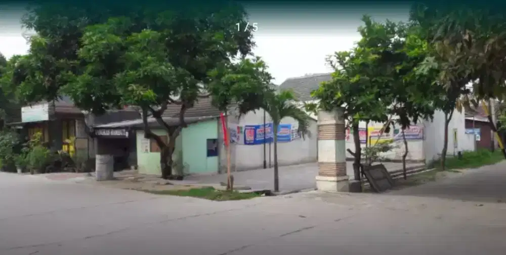 Tanah murah bonus rumah strategis pinggir jalan utama perumahan