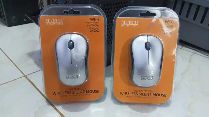 Mouse Wireless Silent Mtech W90 Optical Mouse 2.4Ghz M-tech W90