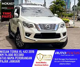 Tdp53JT Nissan Terra 2.5 VL 4x2 AT Hitam Putih Metalik NIK 2019