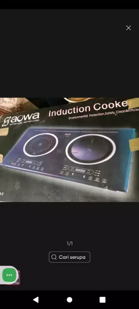 Kompor listrik aowa 55SE