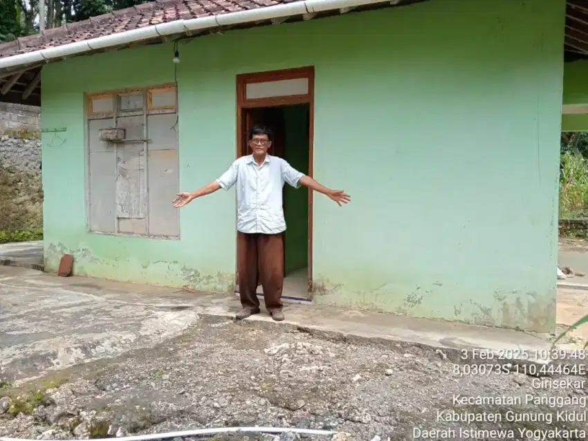Jual tanah bonus rumah siap huni