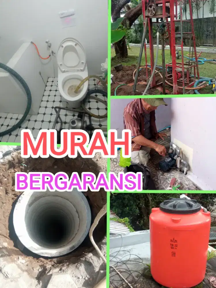SERVIS POMPA AIR KURAS TANDON SUNTIK SUMUR SEDOT WC PENUH SAL MAMPET