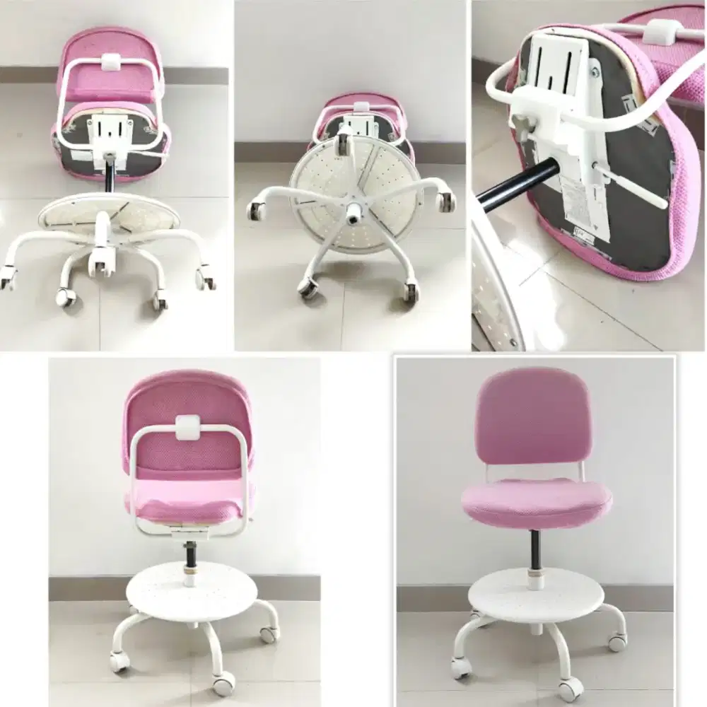 Kursi Belajar Ikea Pink