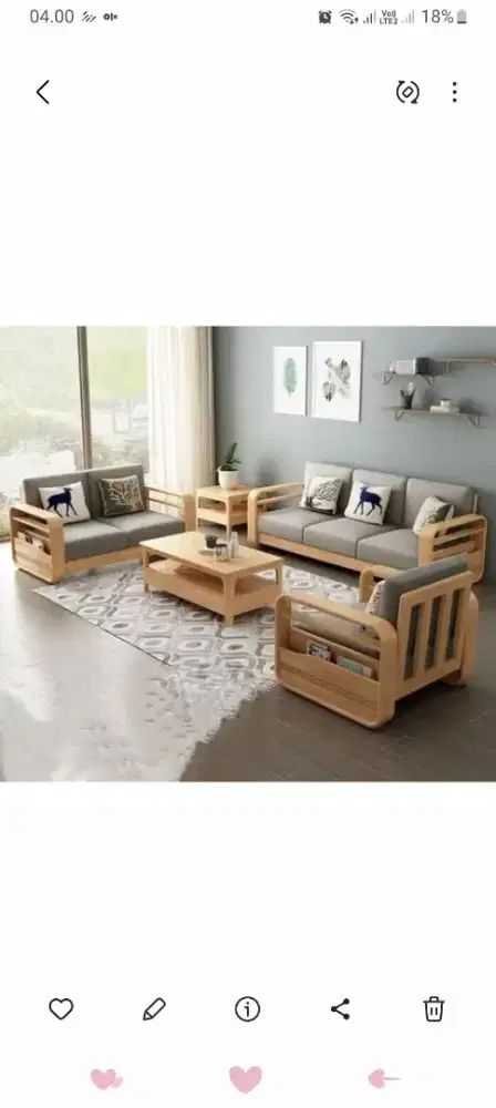 Set Kursi tamu minimalis