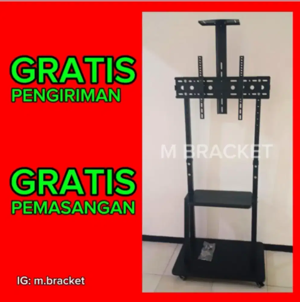 STAND TV BRACKET STANDING UNTUK TV 32 - 65
