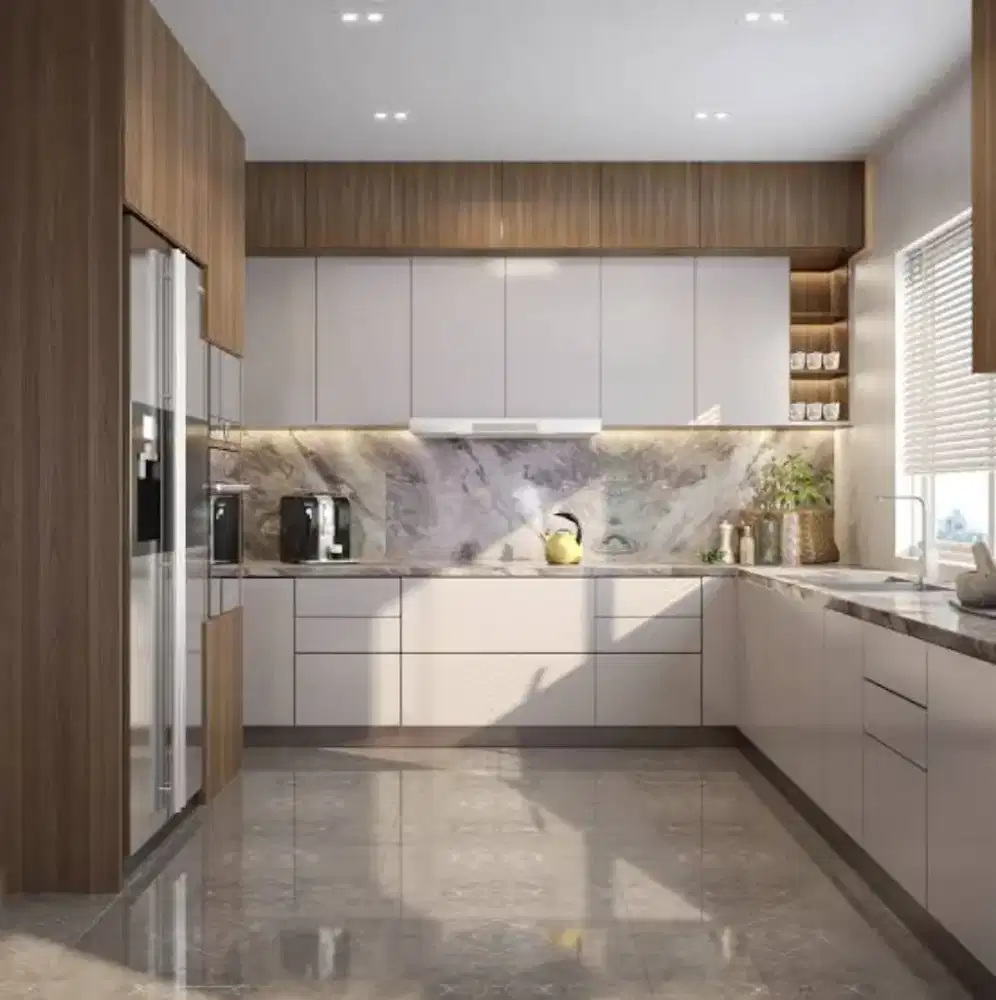 Kitchen set minimalis tempahan, Lemari gantung dapur