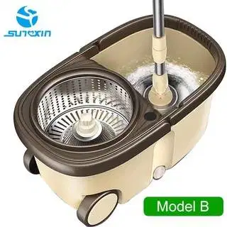 Mop / Super Mop / Spin Mop Alat Pel Lantai Big Round Mop With Bucket