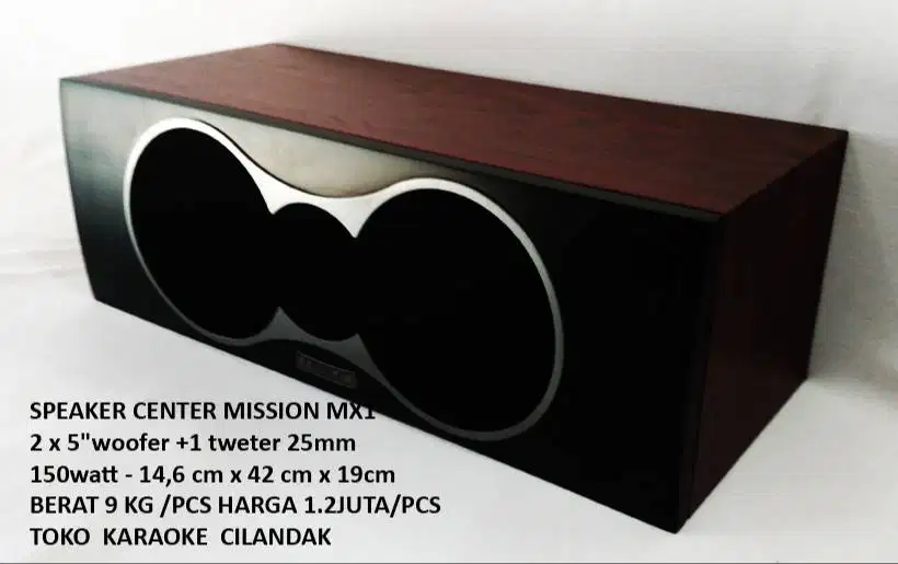 SPEAKER SURROUND DAN CENTER MISSION  speaker surround rear satelite
