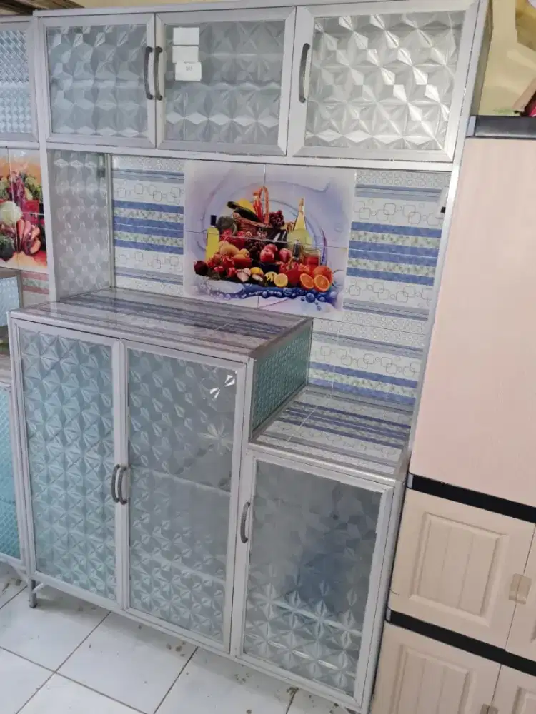 RAK PIRING ALUMINIUM 3 PINTU