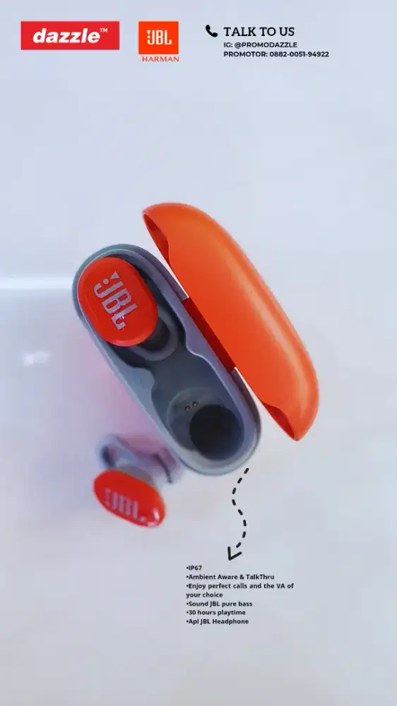 HF JBL ENDURANCE RACE ORI 100% GARANSI RESMI 1 TAHUN PT.IMS