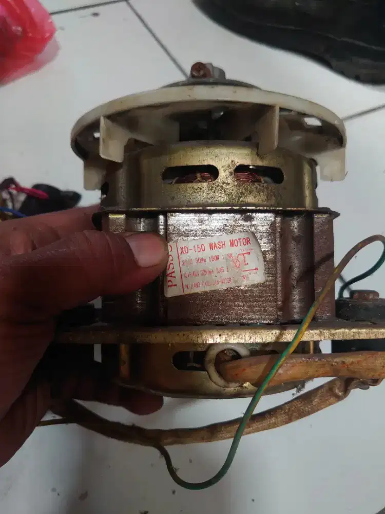 Dinamo mesin cuci 2 tabung seken copotan ori