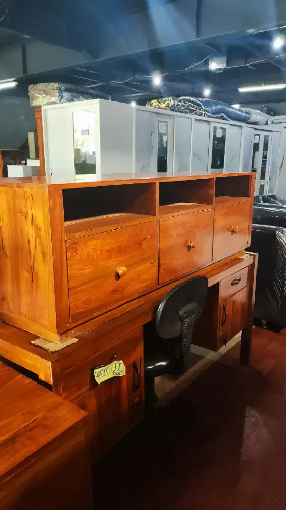 Buffet Rak Meja TV sideboard bahan kayu jati murah