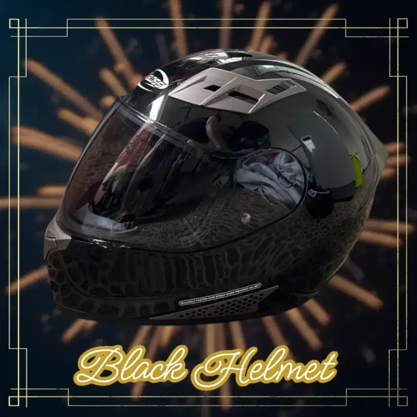 Helmet cargloss black