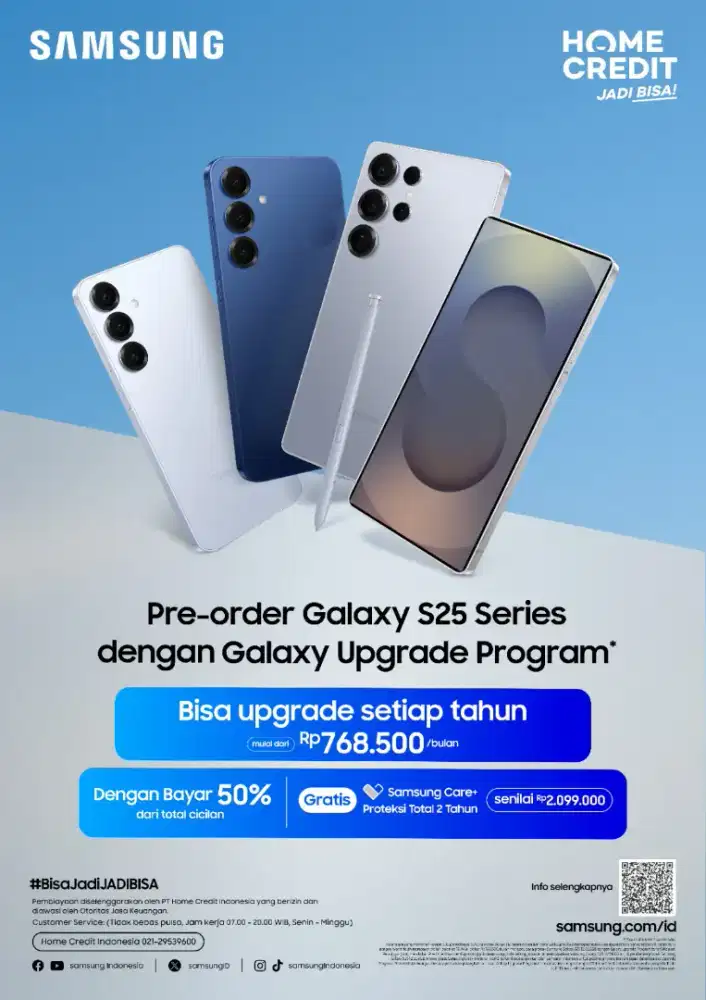 Promo Khusus Bunga 0% 12bln Kredit Mudah Dan Cepat Samsung S25 Series