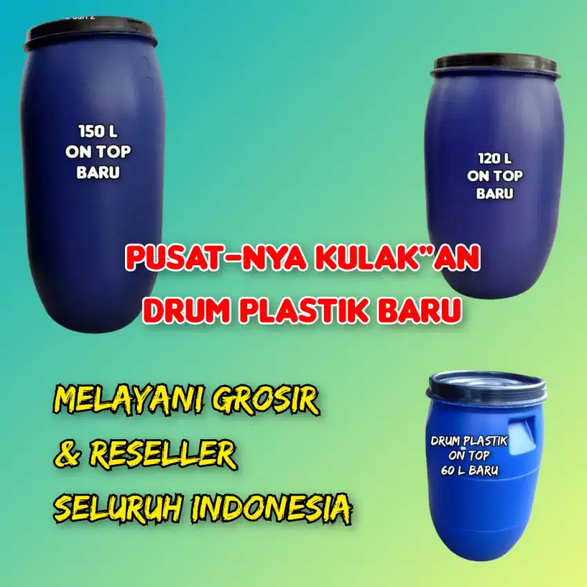 Pusat-nya Kulak an Drum Plastik Baru